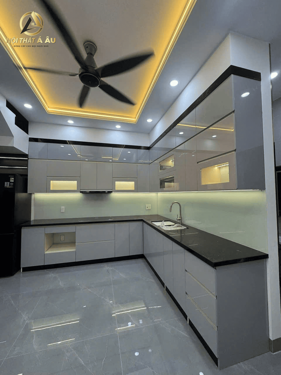 tủ bếp nhựa trọn gói 