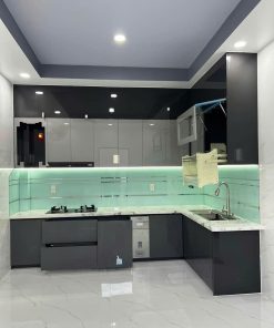 TỦ BẾP NHỰA (ARCYLIC) - TBARC19
