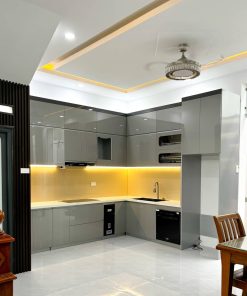 TỦ BẾP NHỰA (ARCYLIC) - TBARC07
